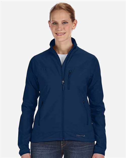 Marmot M16079 Women's Tempo Lightweight Jacket - Arctic Navy - model front