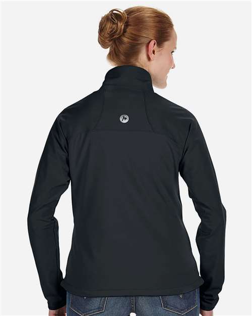 Marmot M16079 Women's Tempo Lightweight Jacket - Black - model back