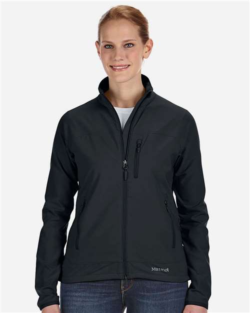 Marmot M16079 Women's Tempo Lightweight Jacket - Black - model front
