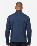 Marmot M16221 Men's Drop Line Half-Zip Jacket - Arctic Navy Heather - model back