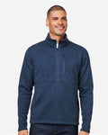 Marmot M16221 Men's Drop Line Half-Zip Jacket - Arctic Navy Heather - model front