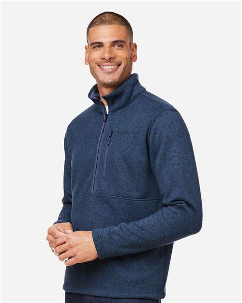 Marmot M16221 Men's Drop Line Half-Zip Jacket - Arctic Navy Heather - model side