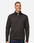 Marmot M16221 Men's Drop Line Half-Zip Jacket - Black Heather - model front