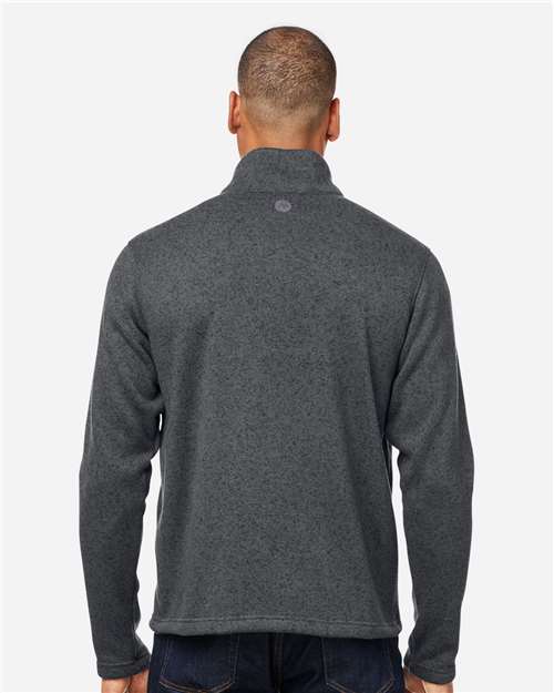 Marmot M16221 Men's Drop Line Half-Zip Jacket - Steel Onyx Heather - model back