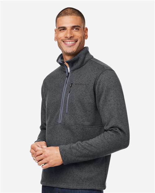 Marmot M16221 Men's Drop Line Half-Zip Jacket - Steel Onyx Heather - model side