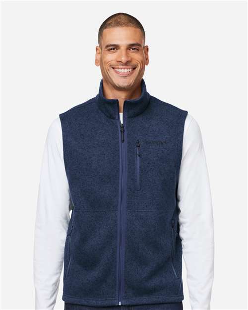 Marmot M16224 Men's Drop Line Vest - Arctic Navy Heather - model front