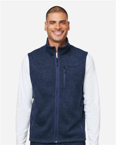 Marmot M16224 Men's Drop Line Vest - Arctic Navy Heather - model front