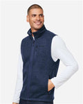 Marmot M16224 Men's Drop Line Vest - Arctic Navy Heather - model side
