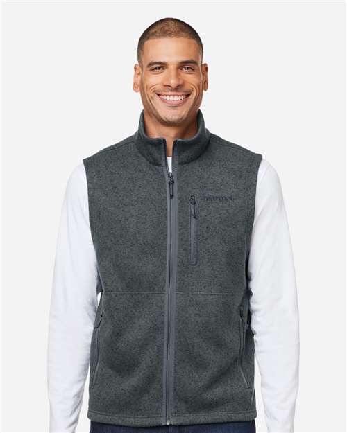Marmot M16224 Men's Drop Line Vest - Steel Onyx Heather - model front