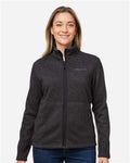 Marmot M16250 Women's Drop Line Fleece Jacket - Black Heather - model front