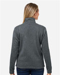 Marmot M16250 Women's Drop Line Fleece Jacket - Steel Onyx Heather - model back