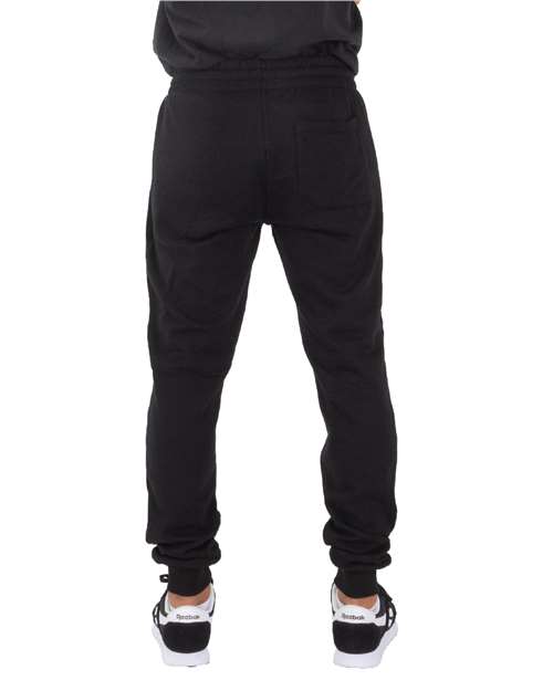 Shaka Wear SHFJP Unisex Joggers - Black - model back