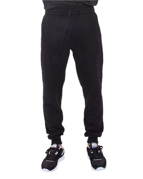 Shaka Wear SHFJP Unisex Joggers - Black - model front