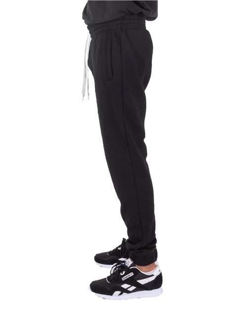 Shaka Wear SHFJP Unisex Joggers - Black - model side