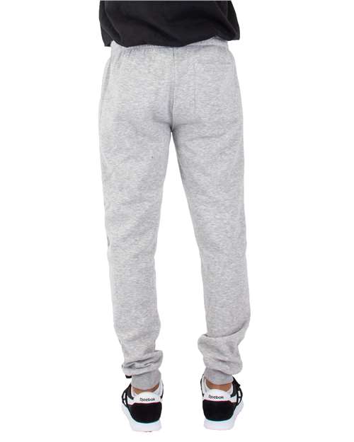 Shaka Wear SHFJP Unisex Joggers - Heather Grey - model back
