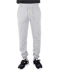 Shaka Wear SHFJP Unisex Joggers - Heather Grey - model front