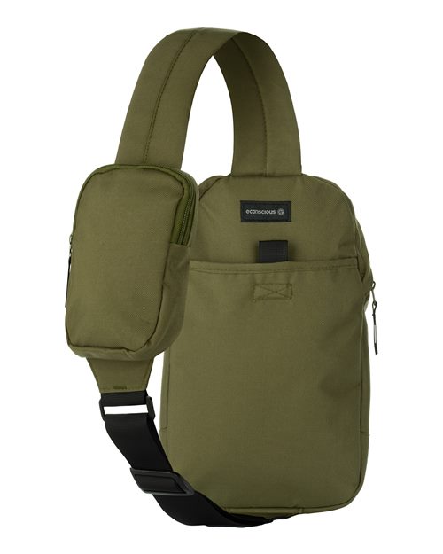 econscious EC8710 Grove Sling Bag - Olive - back