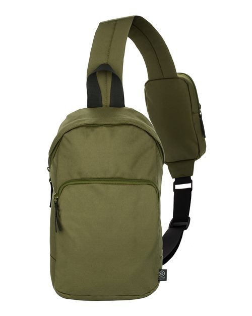econscious EC8710 Grove Sling Bag - Olive - front