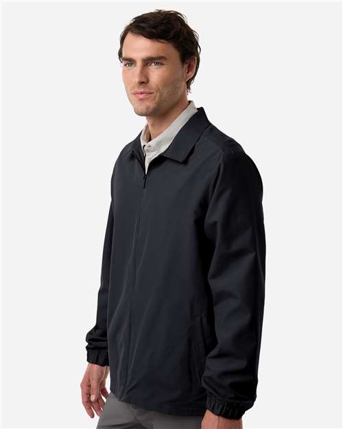 Adidas A714 Men's Lifestyle Full-Zip Jacket - Black - model side