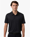 Adidas A716 Men's 4-Way Stretch Printed Polo - Carbon - model front