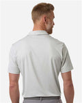 Adidas A716 Men's 4-Way Stretch Printed Polo - White - model back