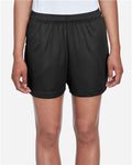 Team 365 TT11SHW Women's Zone Performance Shorts - Black - model front