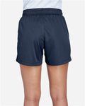 Team 365 TT11SHW Women's Zone Performance Shorts - Sport Dark Navy - model back