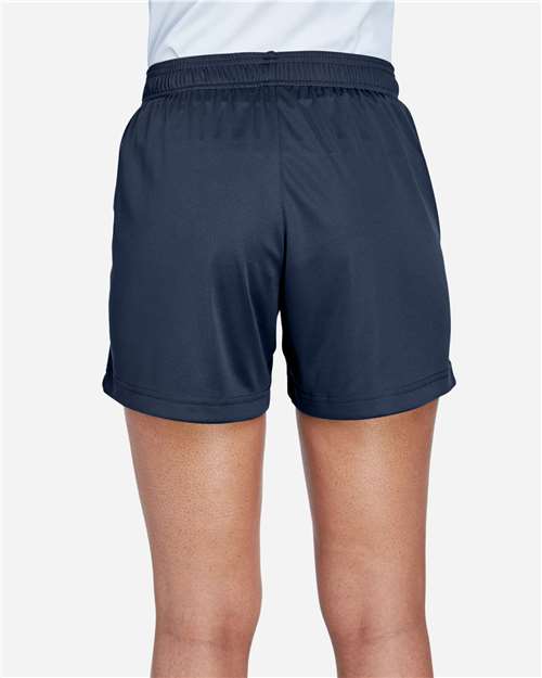 Team 365 TT11SHW Women's Zone Performance Shorts - Sport Dark Navy - model back