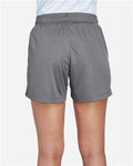 Team 365 TT11SHW Women's Zone Performance Shorts - Sport Graphite - model back