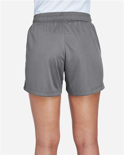 Team 365 TT11SHW Women's Zone Performance Shorts - Sport Graphite - model back