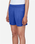 Team 365 TT11SHW Women's Zone Performance Shorts - Sport Royal - model side