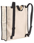 BAGedge BE280 Conference Hauler Duffel - Natural/ Black - back