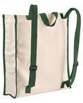 BAGedge BE280 Conference Hauler Duffel - Natural/ Olive - back