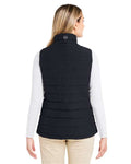 vineyard vines O001806 Women's Mountain Weekend Puffer Vest - Jet Black - model back
