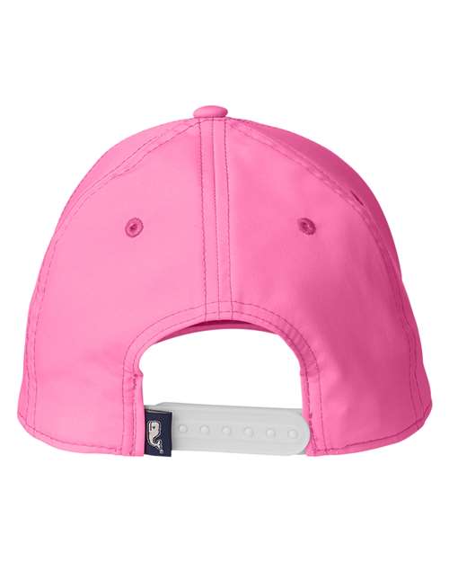 vineyard vines F001778 Performance Baseball Cap - Flamingo - back