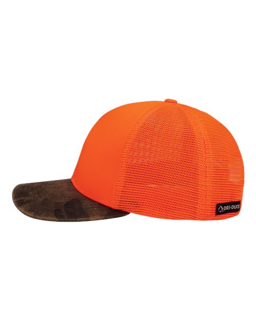 DRI DUCK 3466 Covert Trucker Cap - Blaze - side