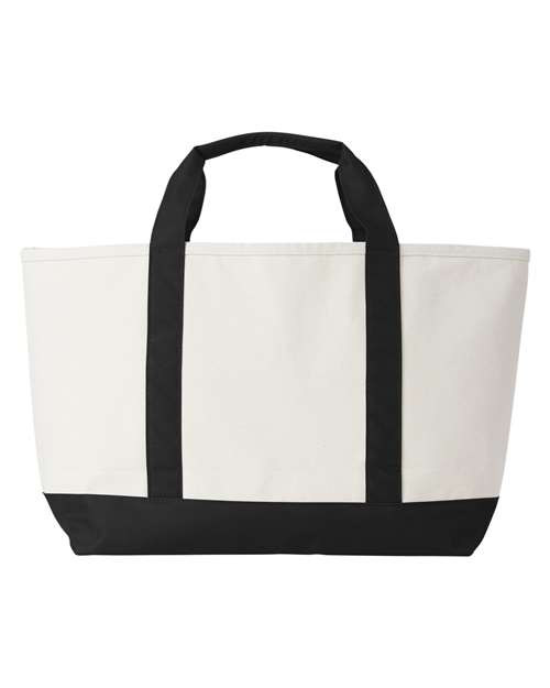 vineyard vines D000240 Captain Tote Bag - Black - back