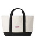 vineyard vines D000240 Captain Tote Bag - Black - front