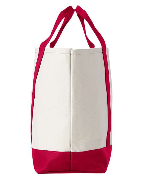 vineyard vines D000240 Captain Tote Bag - Light House Red - side