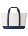 vineyard vines D000240 Captain Tote Bag - Natural - back