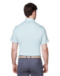 vineyard vines G012426 Men's Bradley Stripe Sankaty Polo - Andros Blue Tejeda - model back