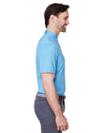 vineyard vines G012426 Men's Bradley Stripe Sankaty Polo - Andros Blue - model side