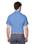 vineyard vines G012426 Men's Bradley Stripe Sankaty Polo - Maui Blue - model back