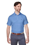 vineyard vines G012426 Men's Bradley Stripe Sankaty Polo - Maui Blue - model front