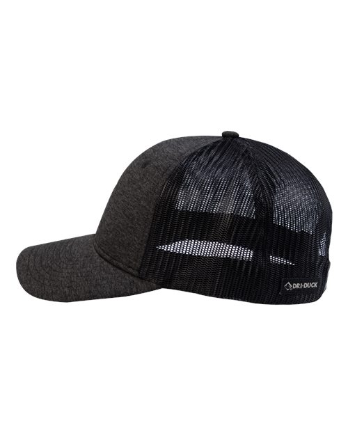 DRI DUCK 3092 Rover Trucker Cap - Black - side
