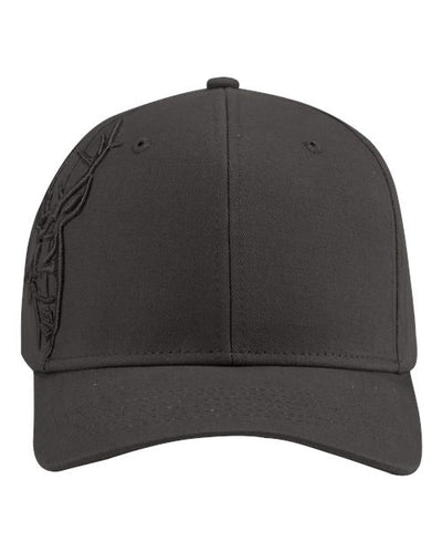 DRI DUCK 3321 3D Buck Pro Cap - Charcoal - front