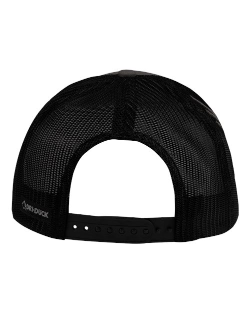 DRI DUCK 3321 3D Buck Pro Cap - Charcoal Mesh - back