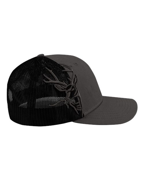 DRI DUCK 3321 3D Buck Pro Cap - Charcoal Mesh - side