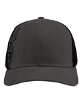 DRI DUCK 3321 3D Buck Pro Cap - Charcoal Mesh - front