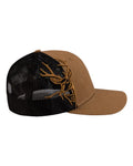DRI DUCK 3321 3D Buck Pro Cap - Saddle Mesh - side